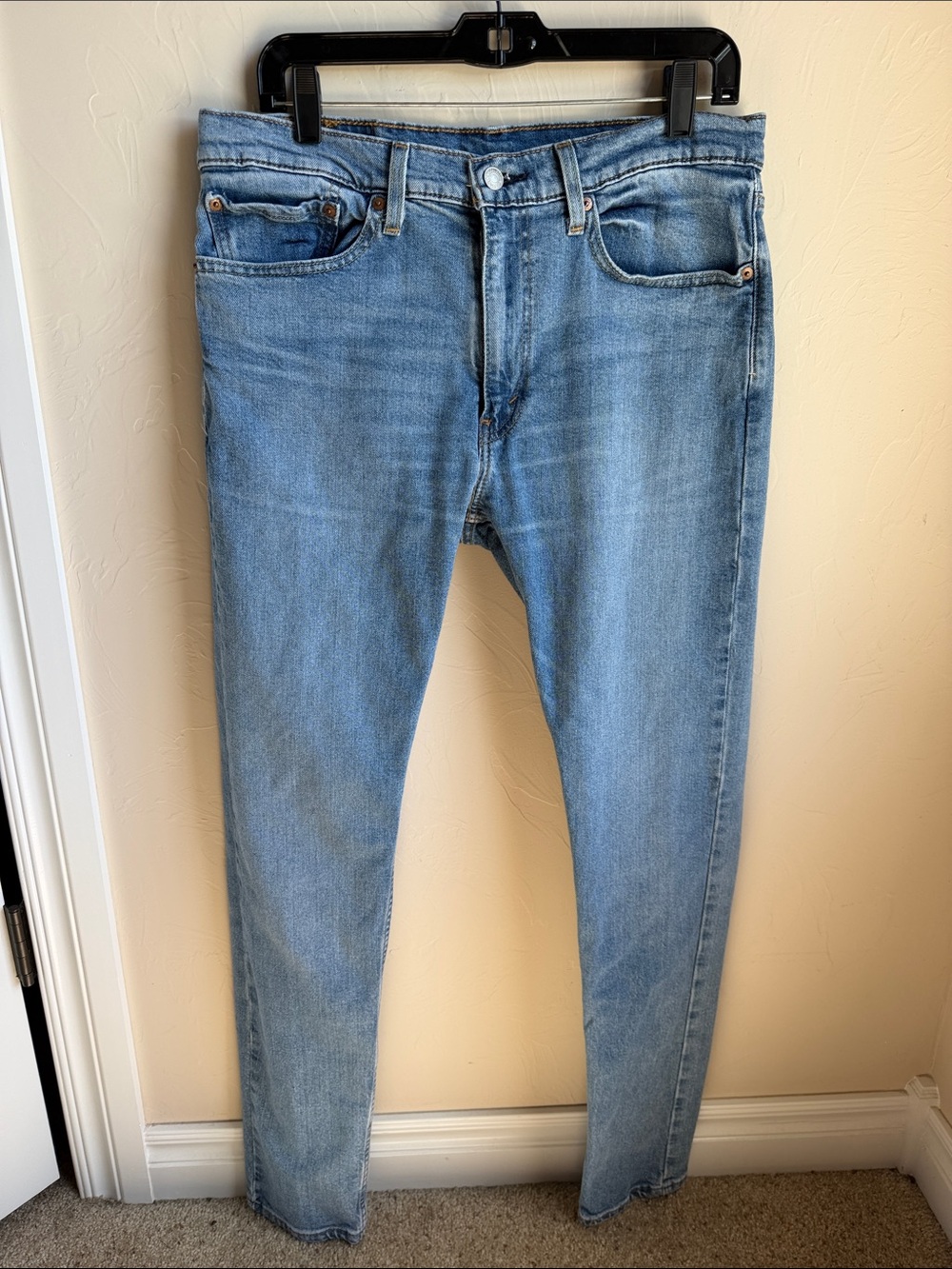 Levi's 512 Slim Taper Blue Denim Jeans- 34 x 34